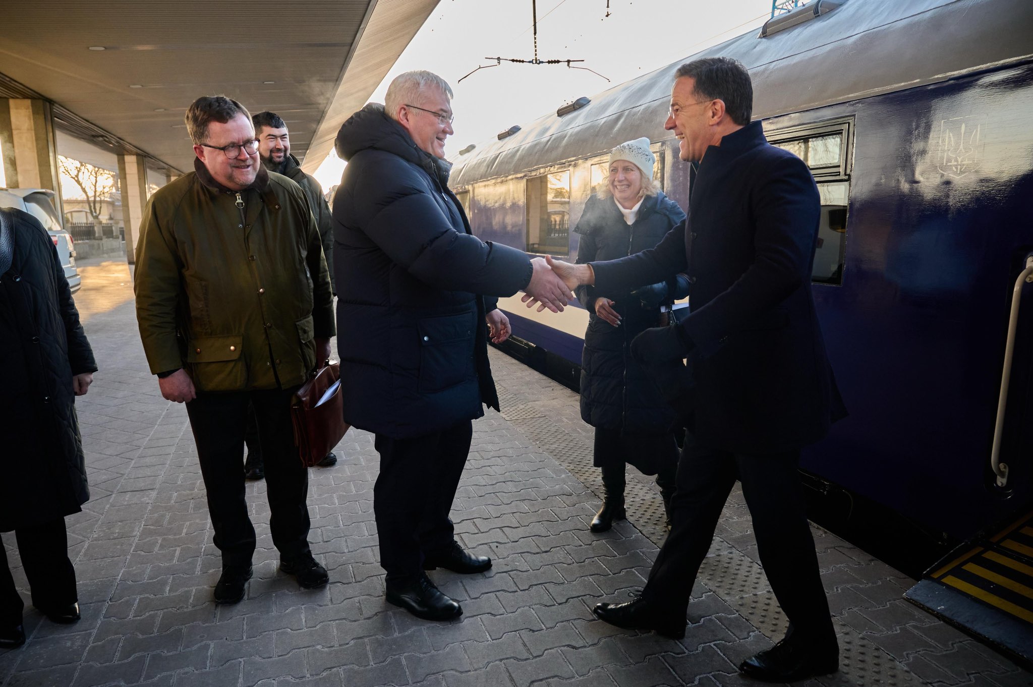 NATO chief Mark Rutte in Kyiv after Russian attack
