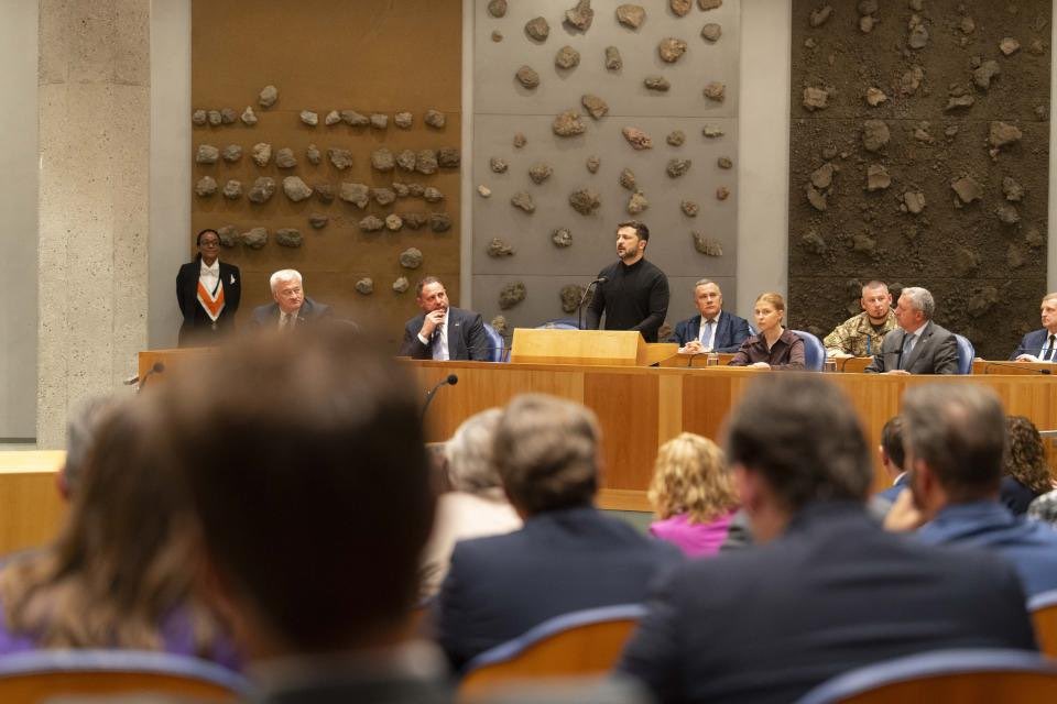 Zelensky to visit Netherlands, address parliament, meet leaders, attend reparations conference