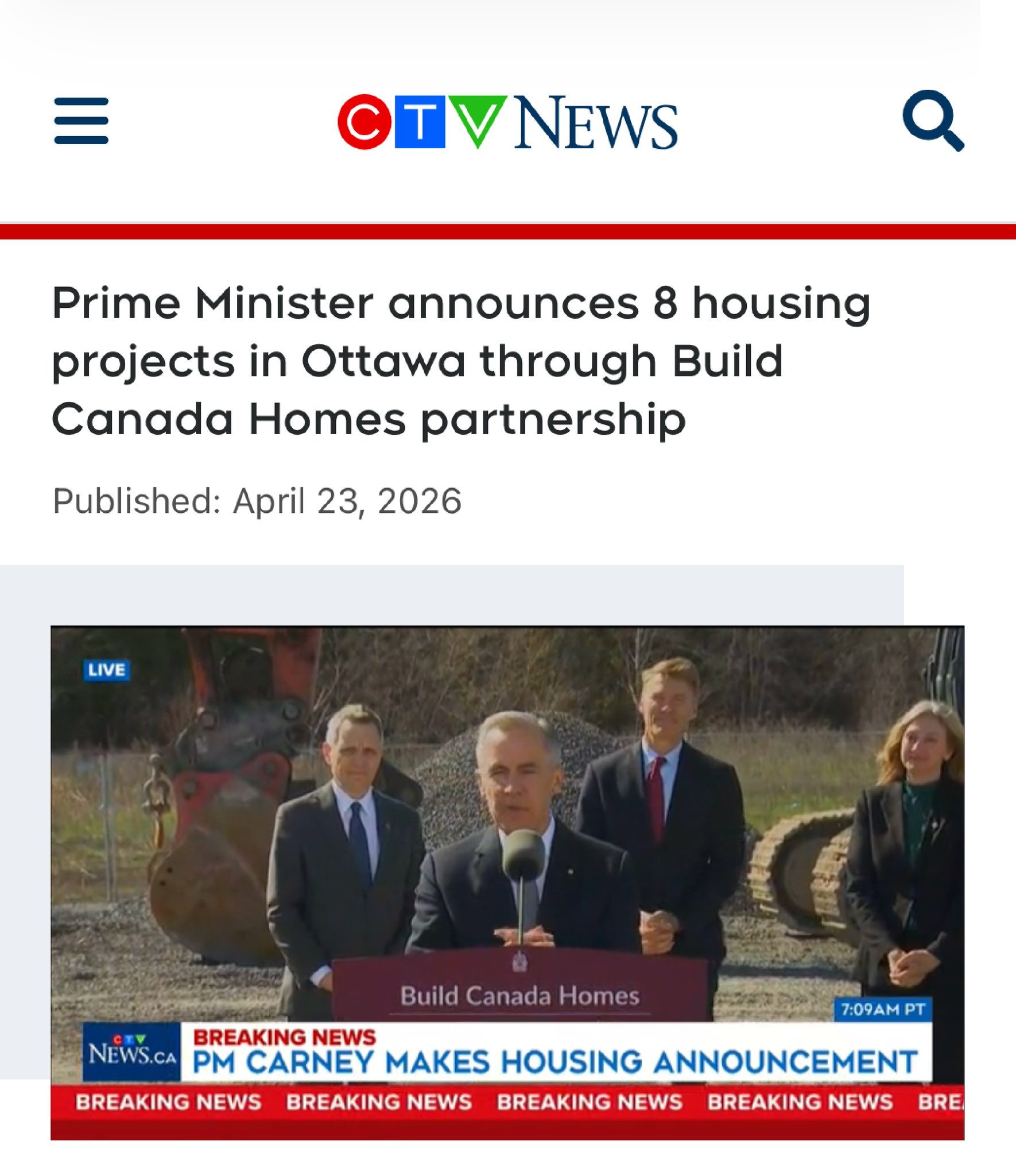 Ottawa Deal Launches Canada-Wide Housing Partnership Plan
