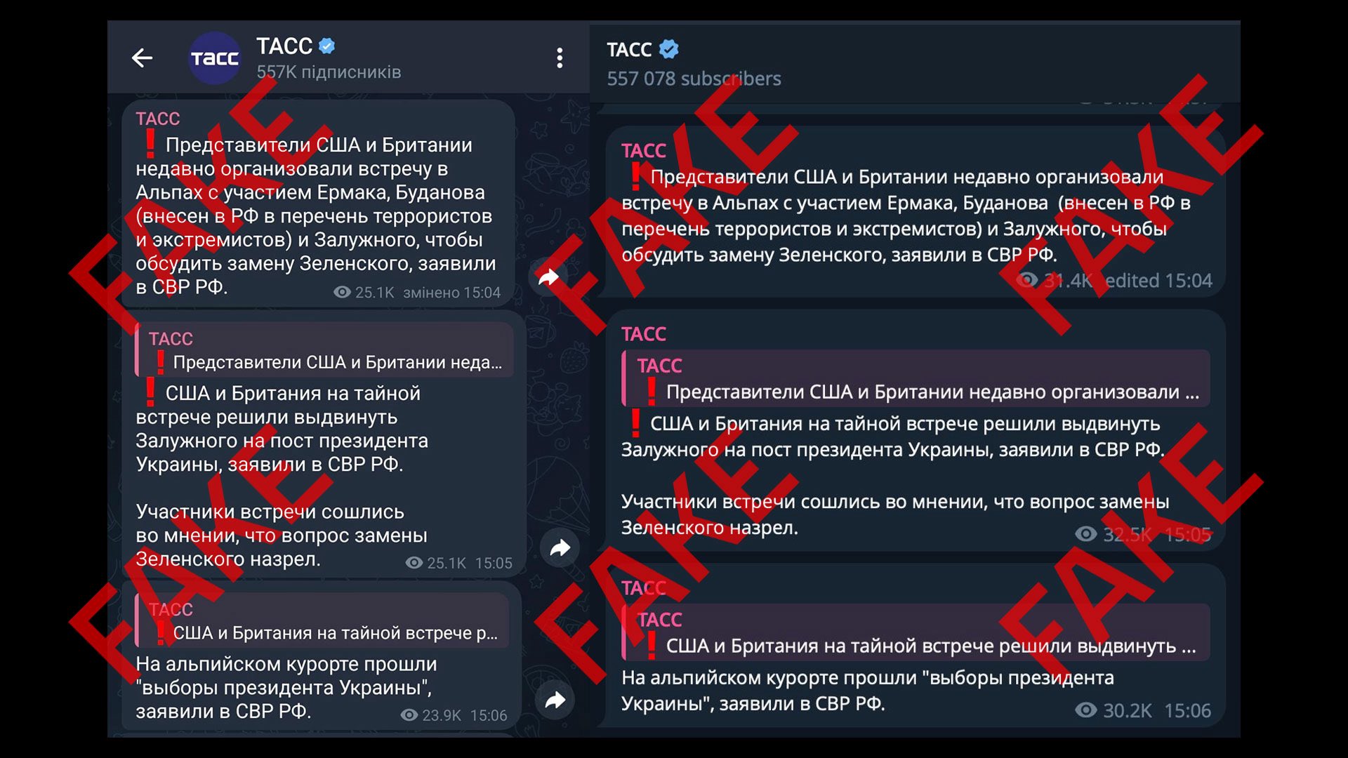 Russian Intelligence Launches Subversive Information Campaign Against Ukraine