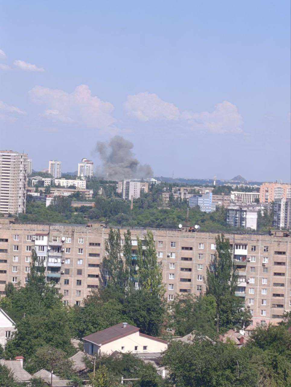 Powerful explosion in temporarily occupied Donetsk