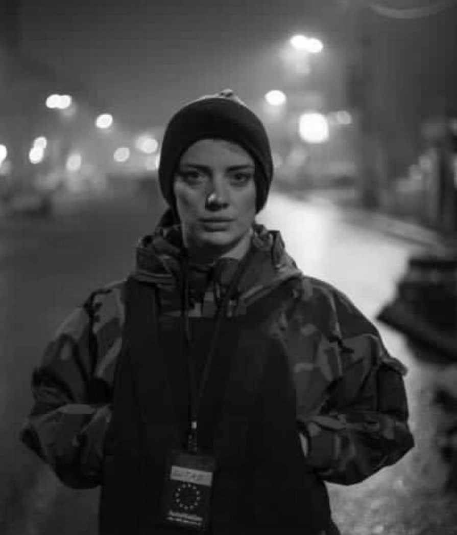 On the front line Ukrainian servicewoman Shura Ryazantseva died