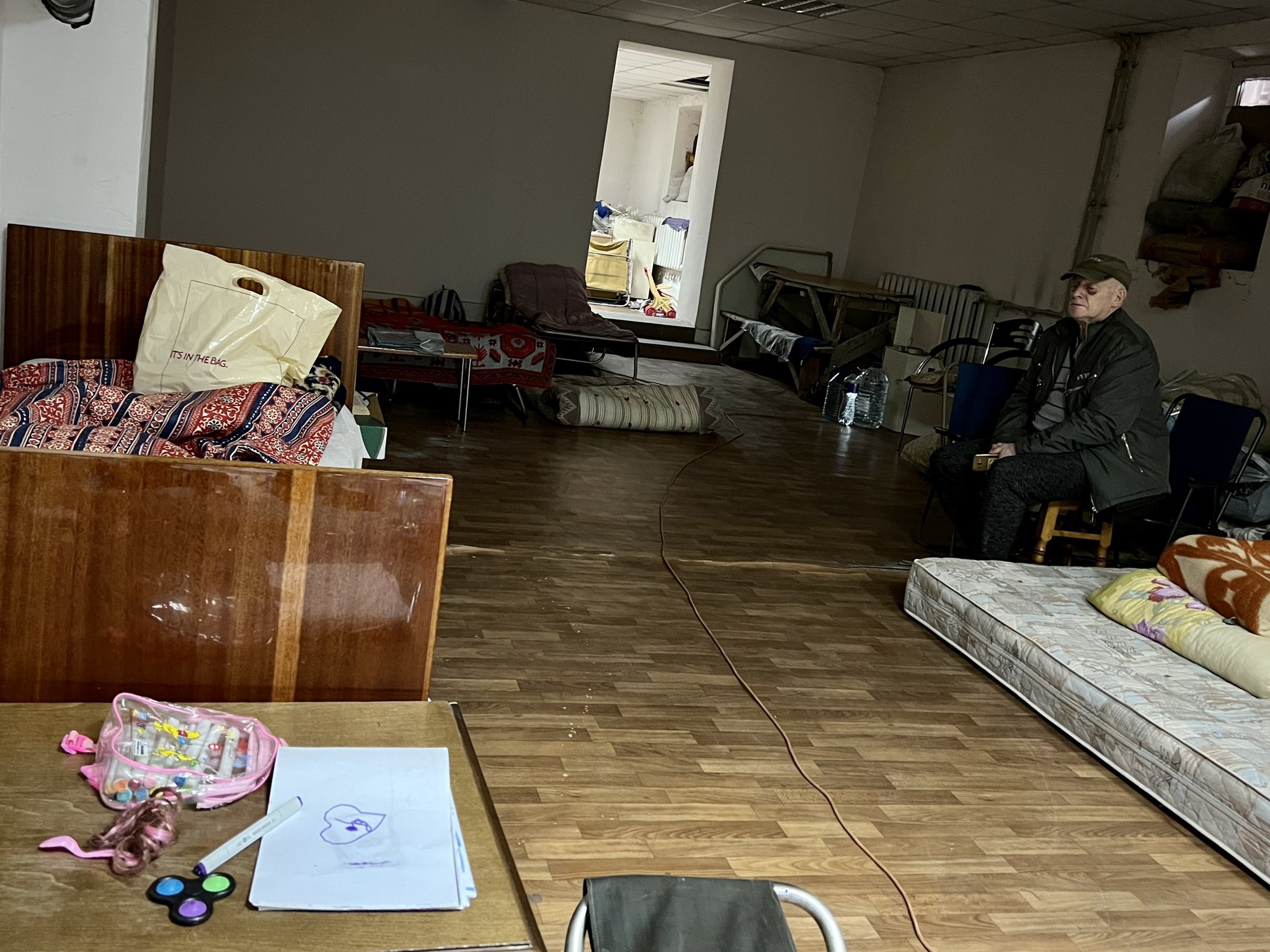 Ukrainian man devastated by missile strike