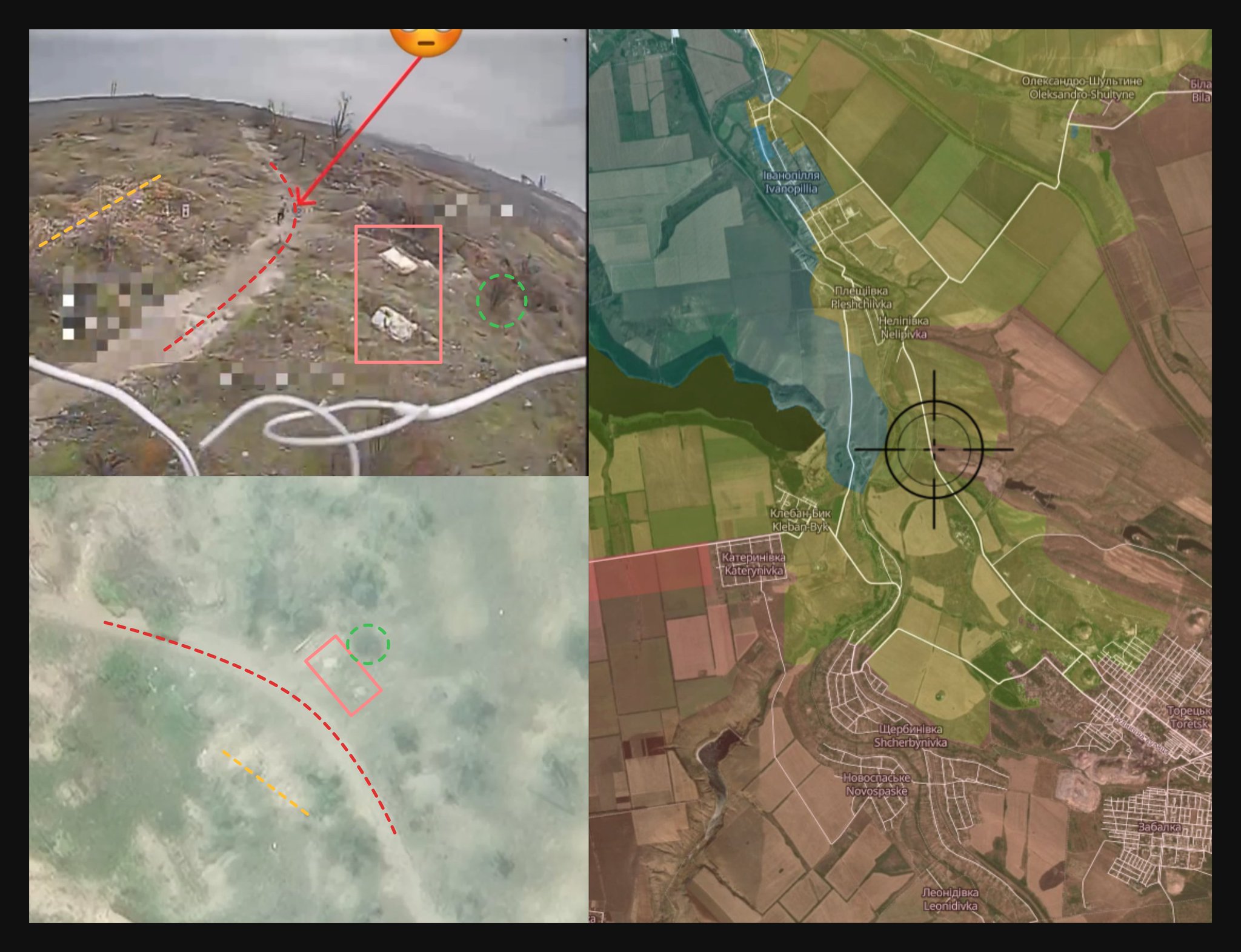Russian soldier hit by fiber optic FPV drone