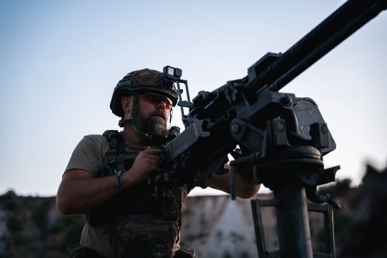 Rhythmic Bursts of DShK and Browning M2 at Night