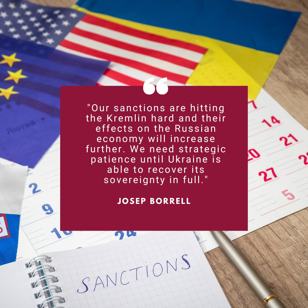 Borrell explains effectiveness of EU’s six sanctions packages against Russia