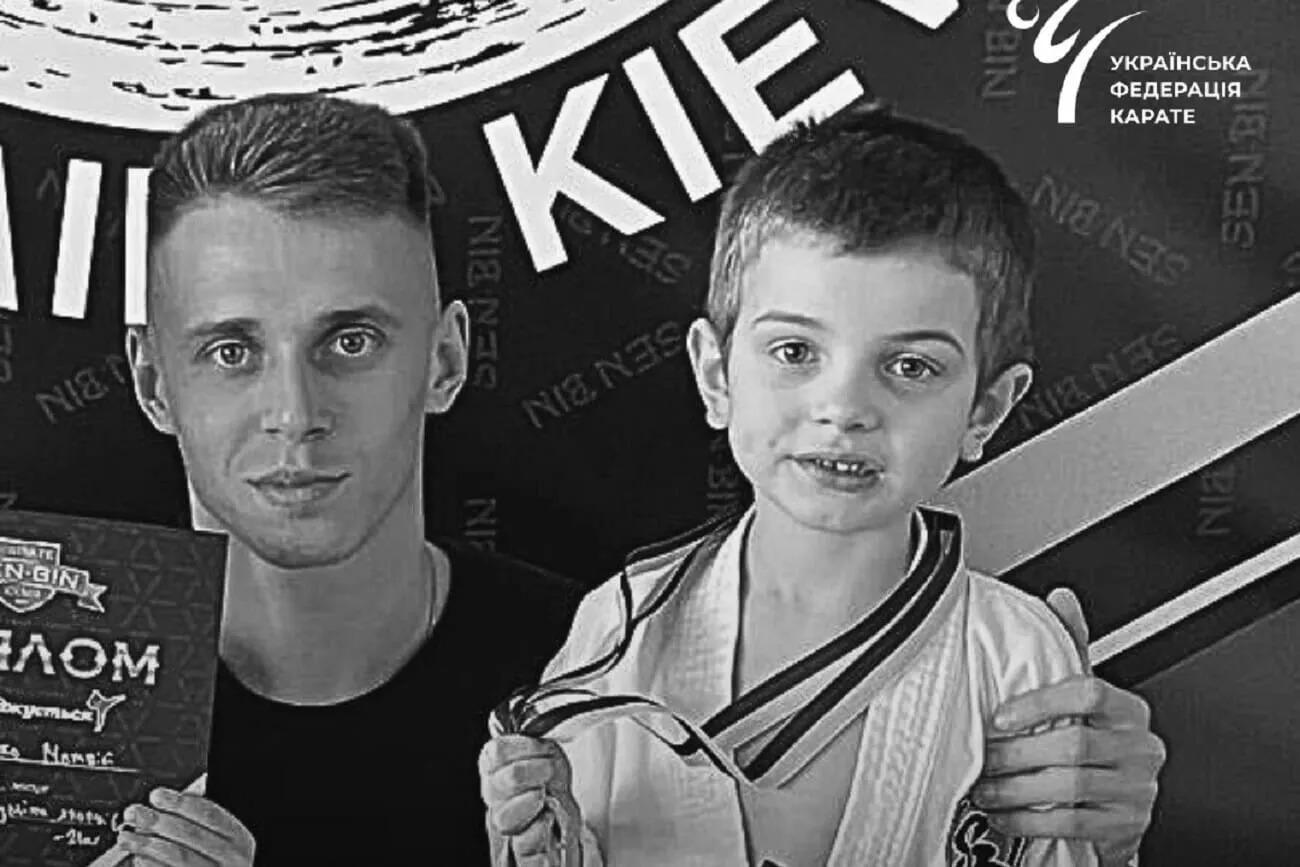 As a result of Russian strike on Kyiv, 6-year-old karateka Matvii Marchenko died