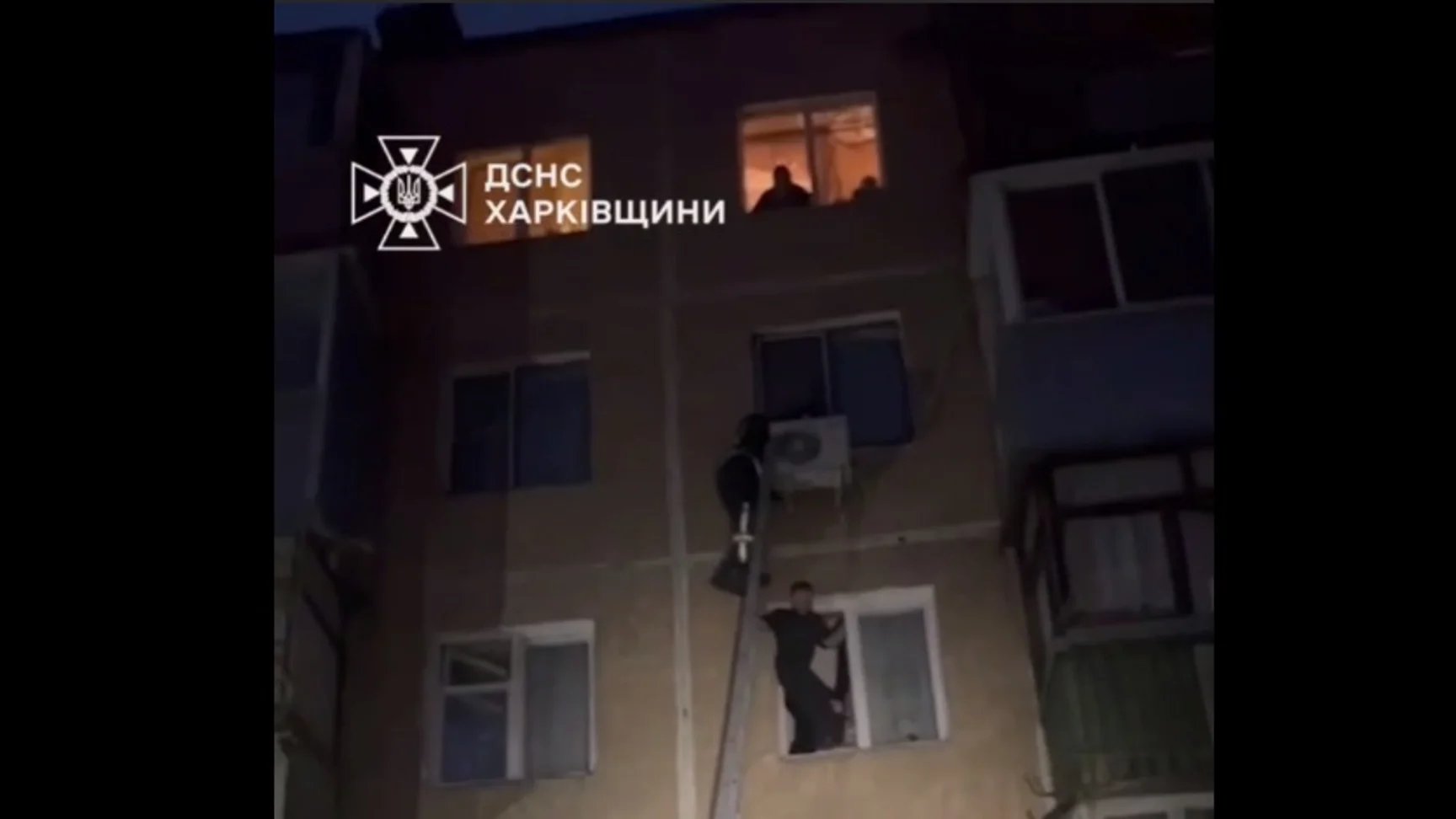 Three-year-old girl falls from fifth floor in Kharkiv survives
