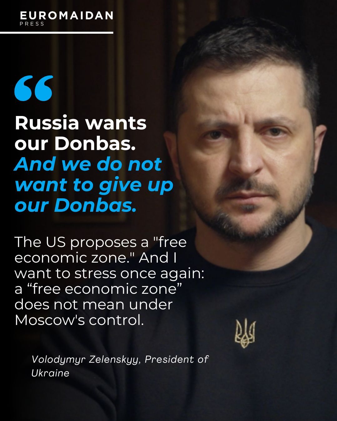 Ukraine refuses to cede Donbas, talks stalled over territorial demands
