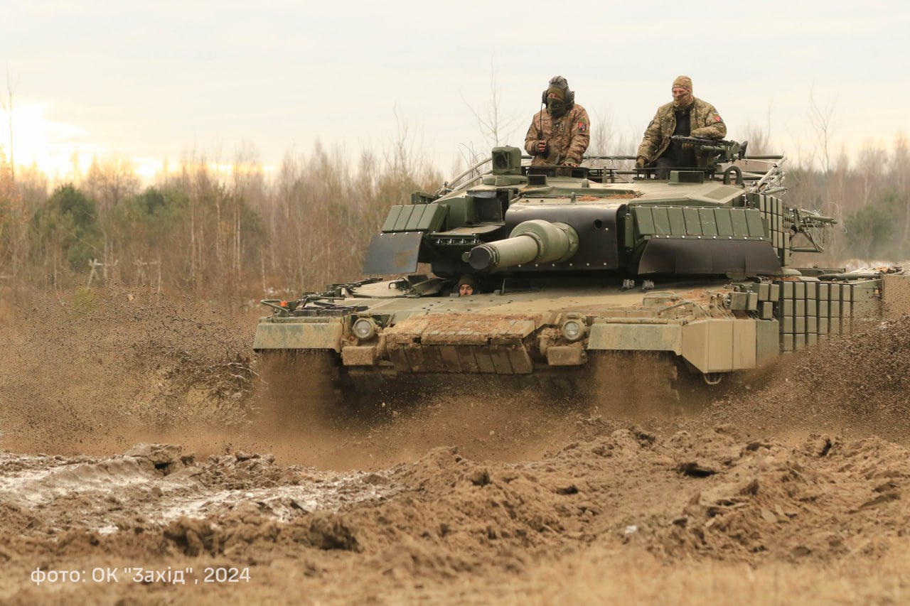 Leopard 2A4 Tank Firing Training, 155th Mechanized Brigade