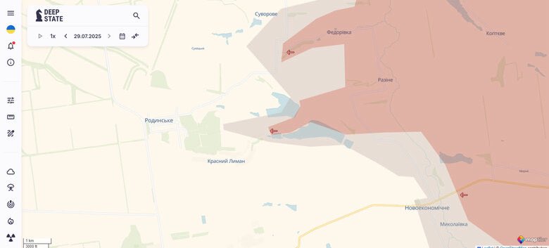 Enemy advances near several settlements