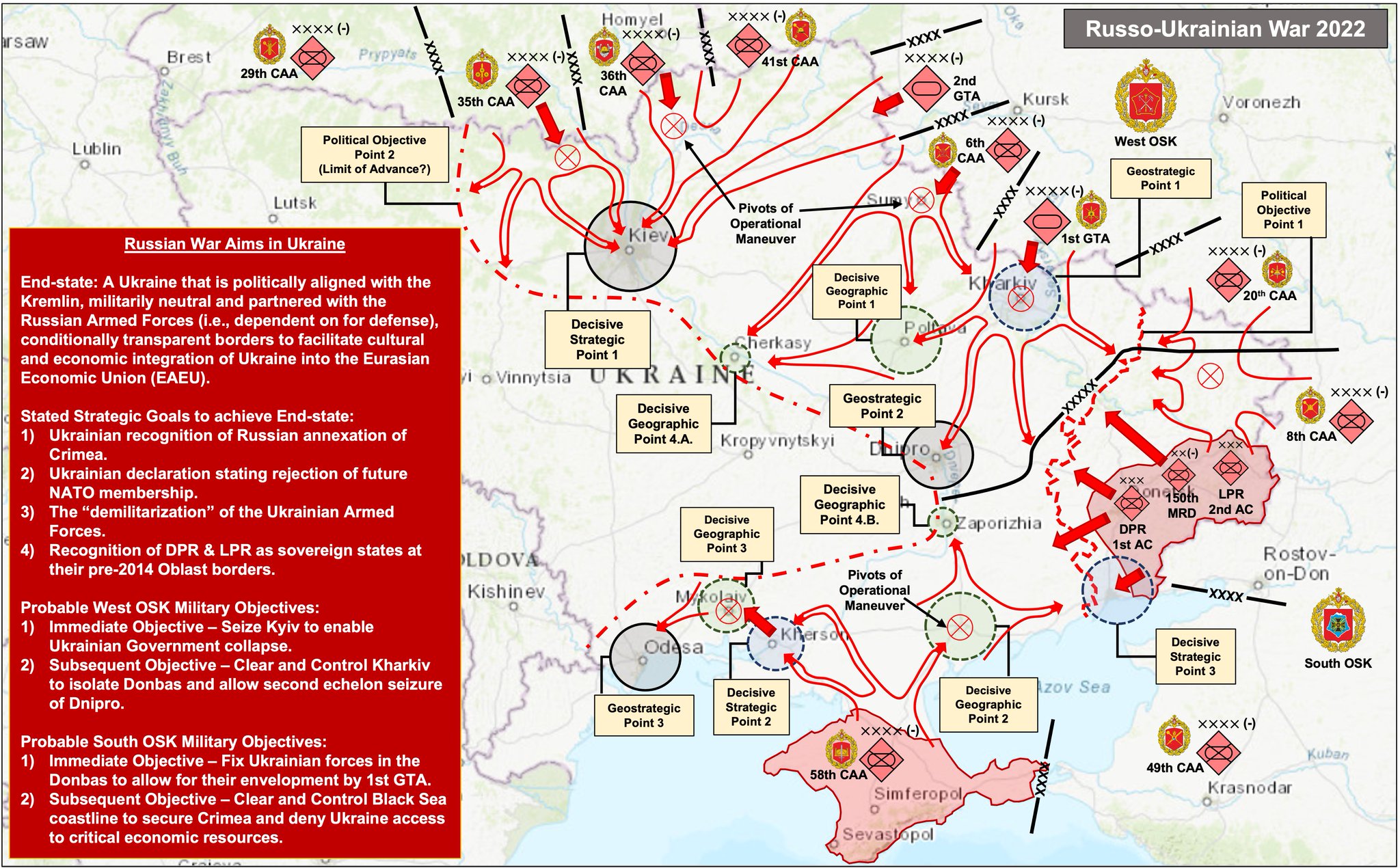 Reassessing Russia’s War Objectives