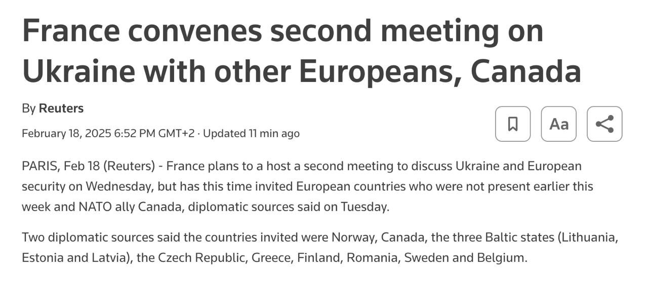 France convenes emergency EU meeting on Ukraine