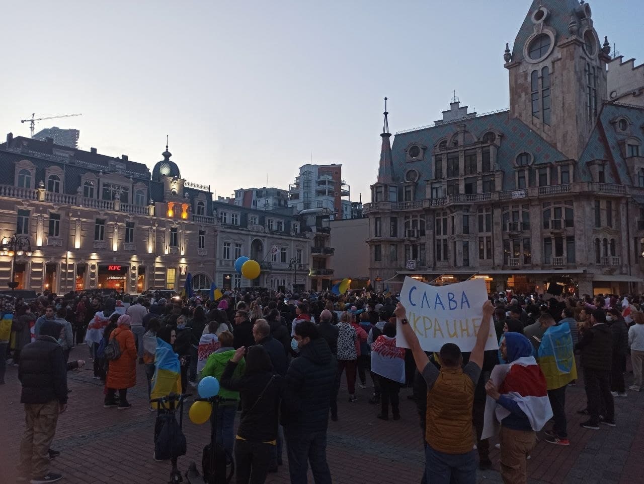 Belarusians protest against war in Ukraine