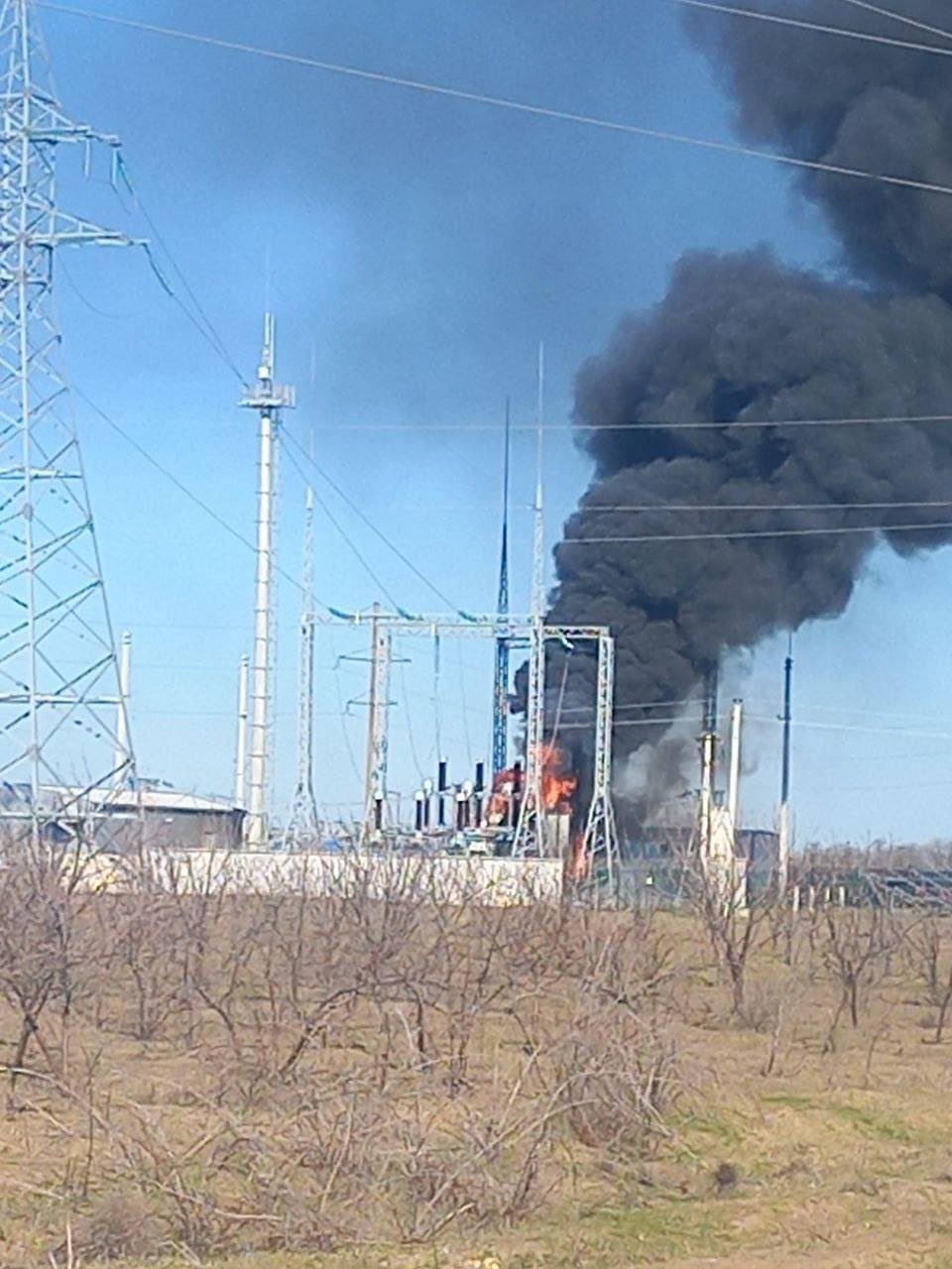 Blackout in occupied Kherson regions after drone strike