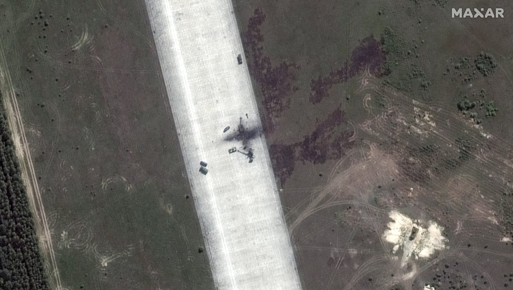 Consequences of explosions at “Zyabrovka” airfield in Belarus