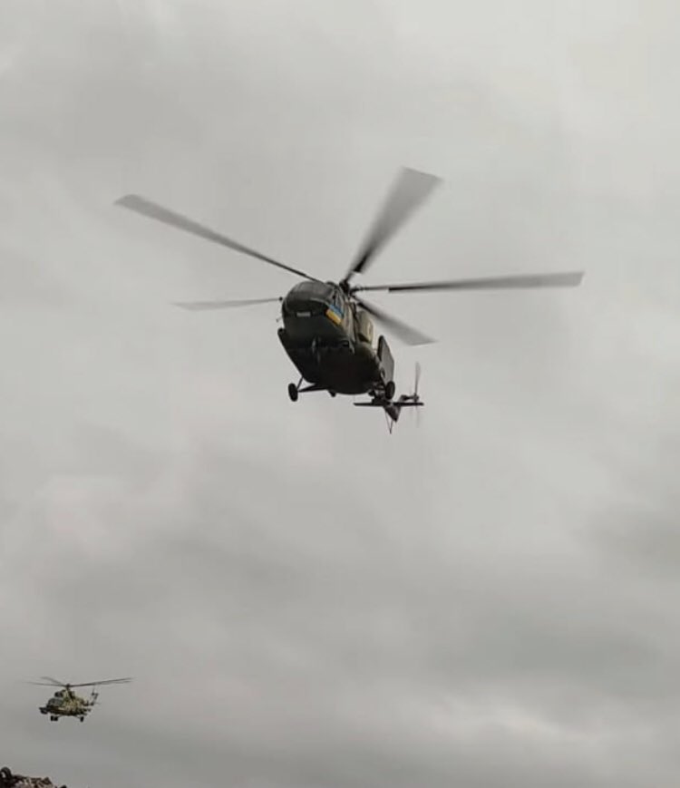 Rare Ukrainian Mi-8MTPB helicopter (electronic warfare)