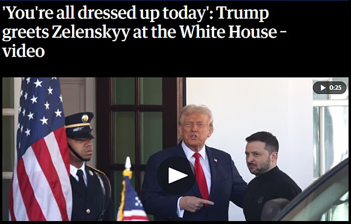 Trump mocks Zelensky’s outfit, allies follow in coordinated attack