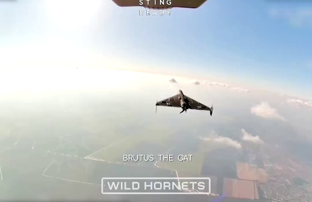 High-Resolution Shahed Drone Interception Captured on Camera