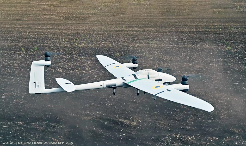German reconnaissance UAV Vector eVTOL used by Ukrainian army