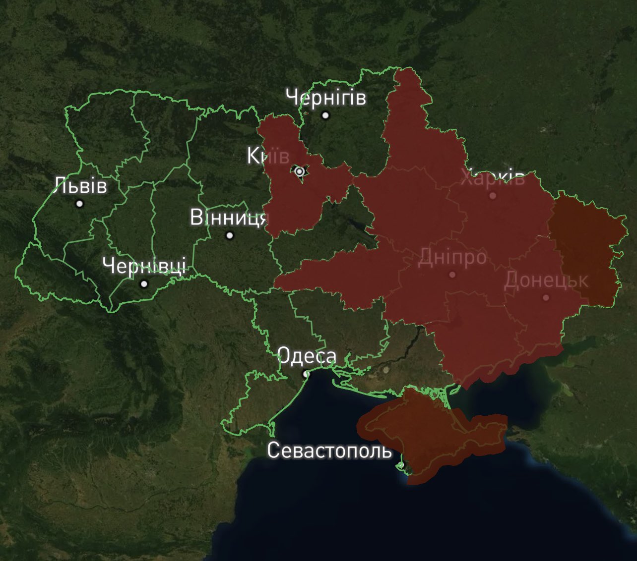 High threat of Russian ballistic missile launch for Ukraine