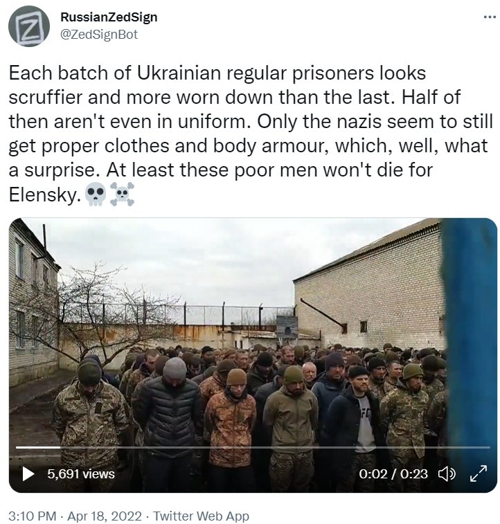 Ukrainian prisoners of war video appears on social media