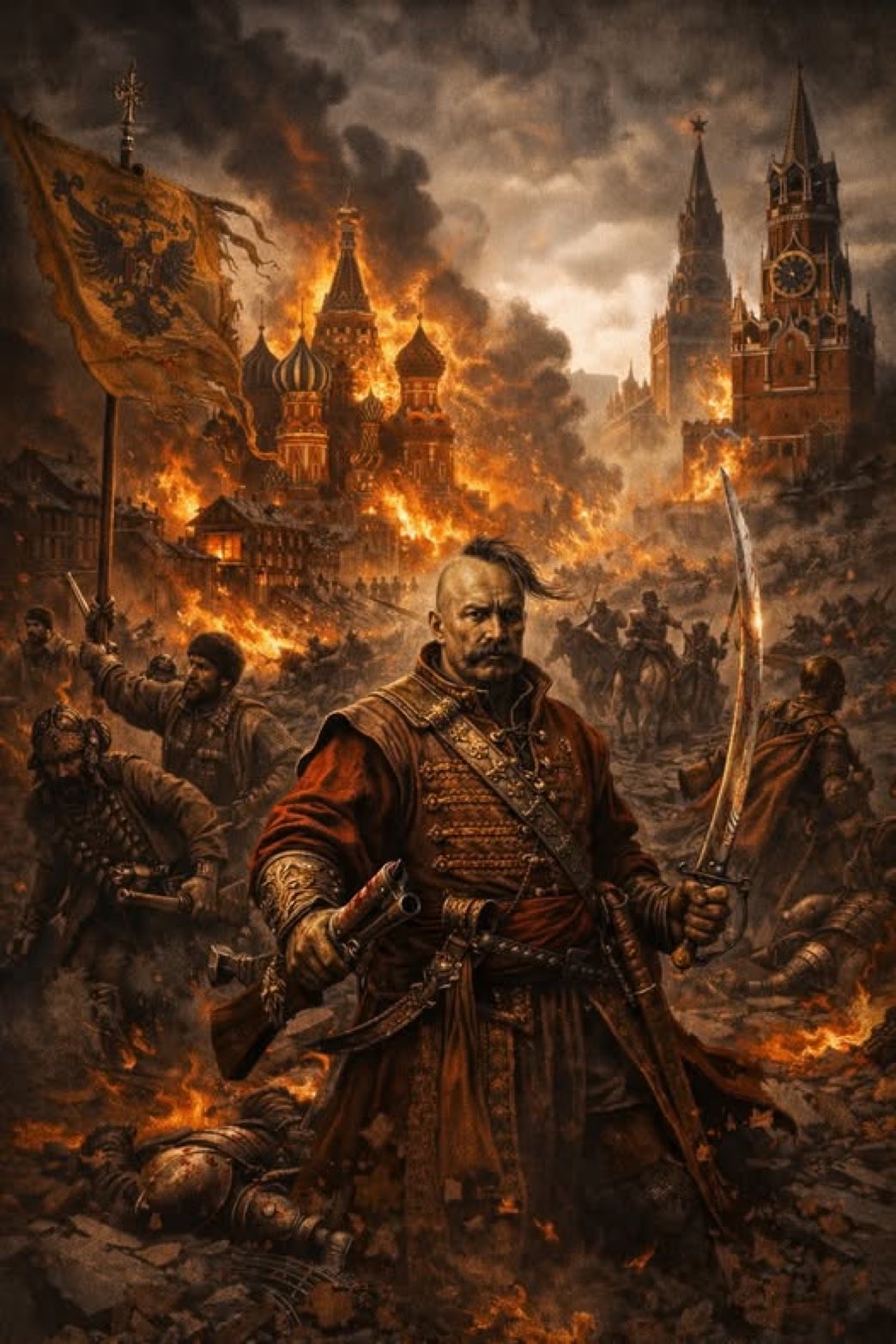 Hetman Sahaidachny burned Moscow suburb in 1618: A historical reminder.