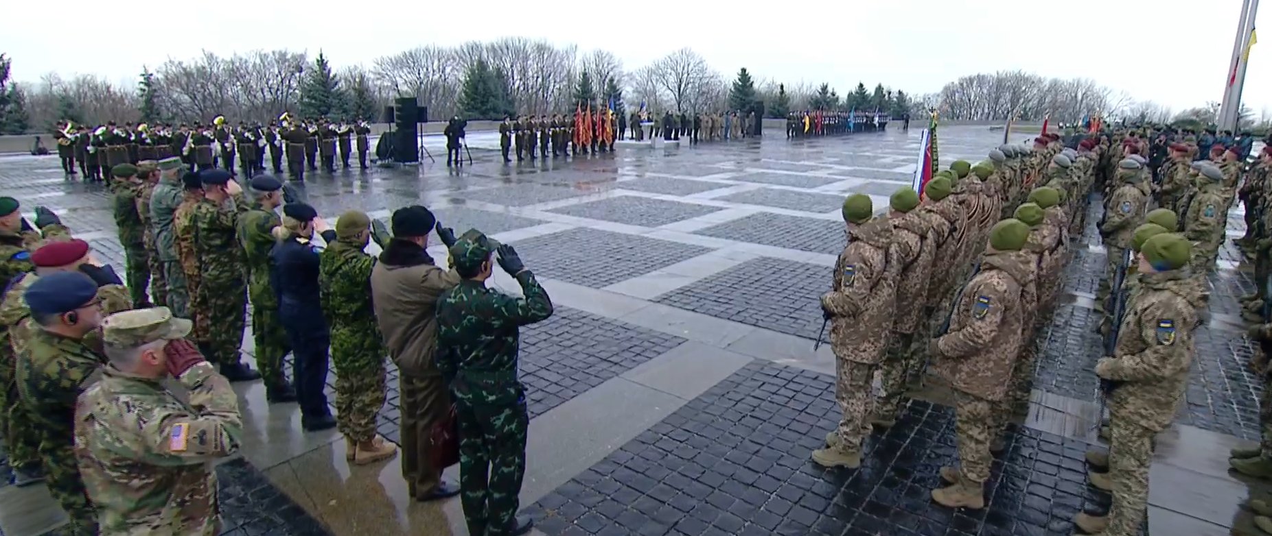 Solemn events for Ukrainian Armed Forces Day