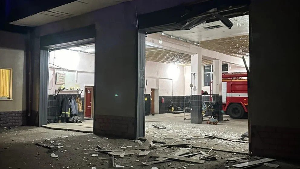 Russian attack on Odesa fire station injures two rescuers