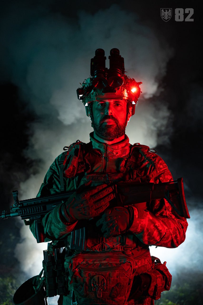 Ukrainian warriors protect peaceful sleep, 82nd Air Assault Brigade on guard.