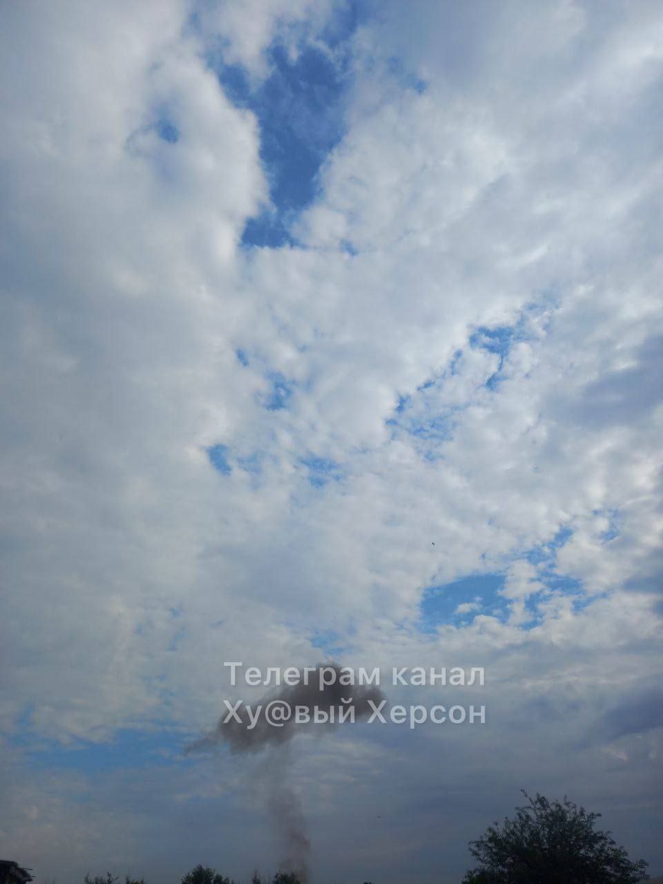 Explosion near Shumen district in Kherson