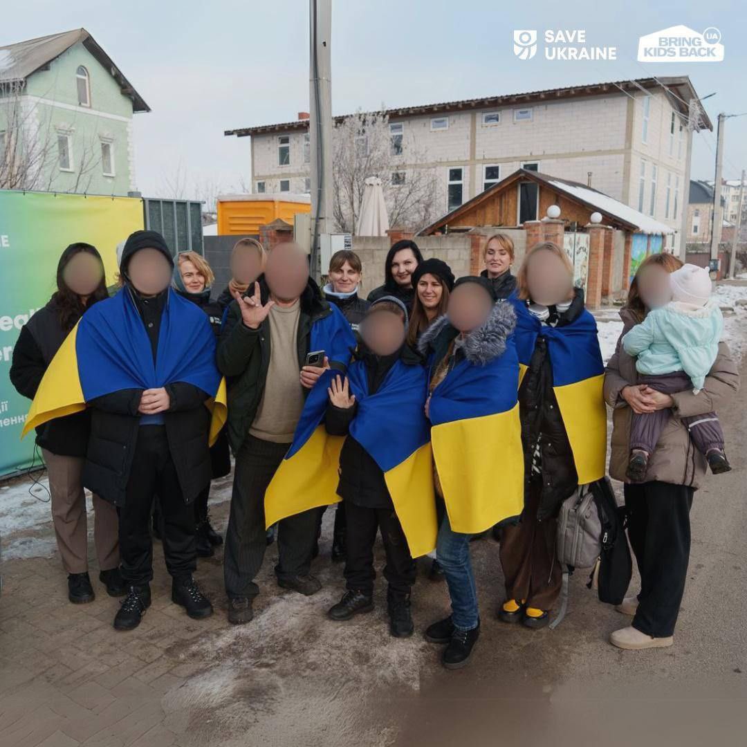 Ukraine brings back six more children