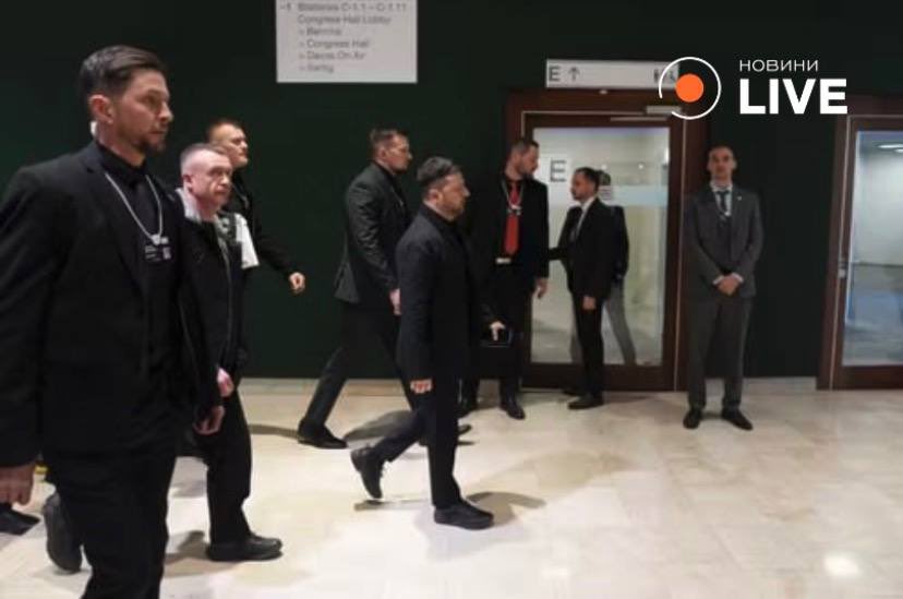Zelenskyy arrives at Davos, to meet Trump soon