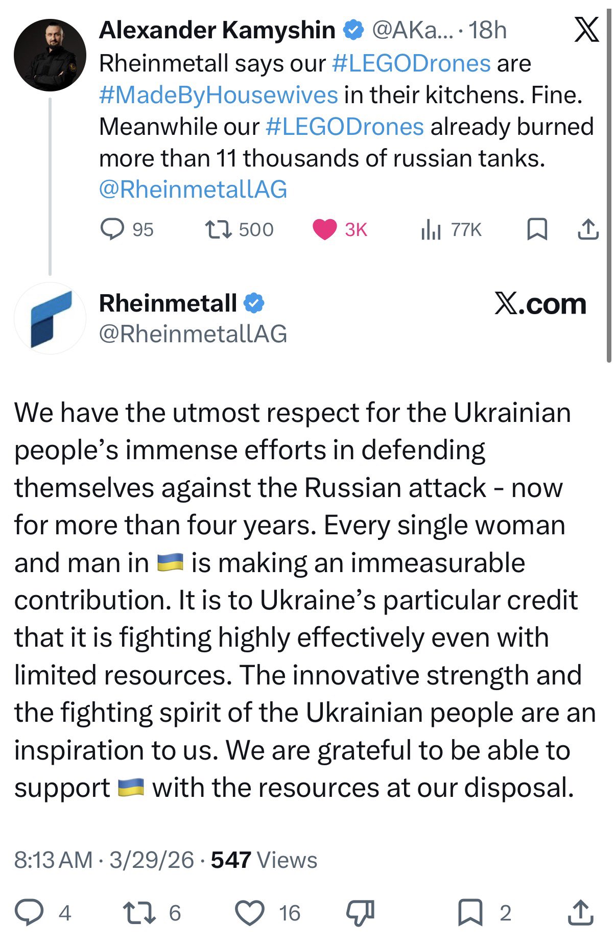 Rheinmetall in Damage Control Over Ukrainian Drone Dismissal