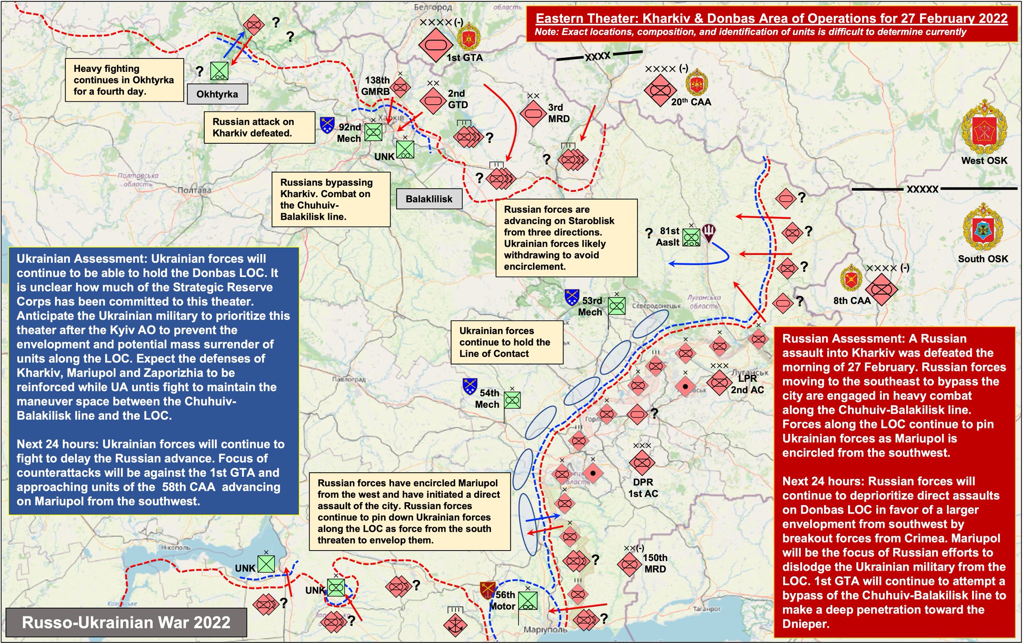 Ukraine War: Kharkiv and Donbas Front Assessments