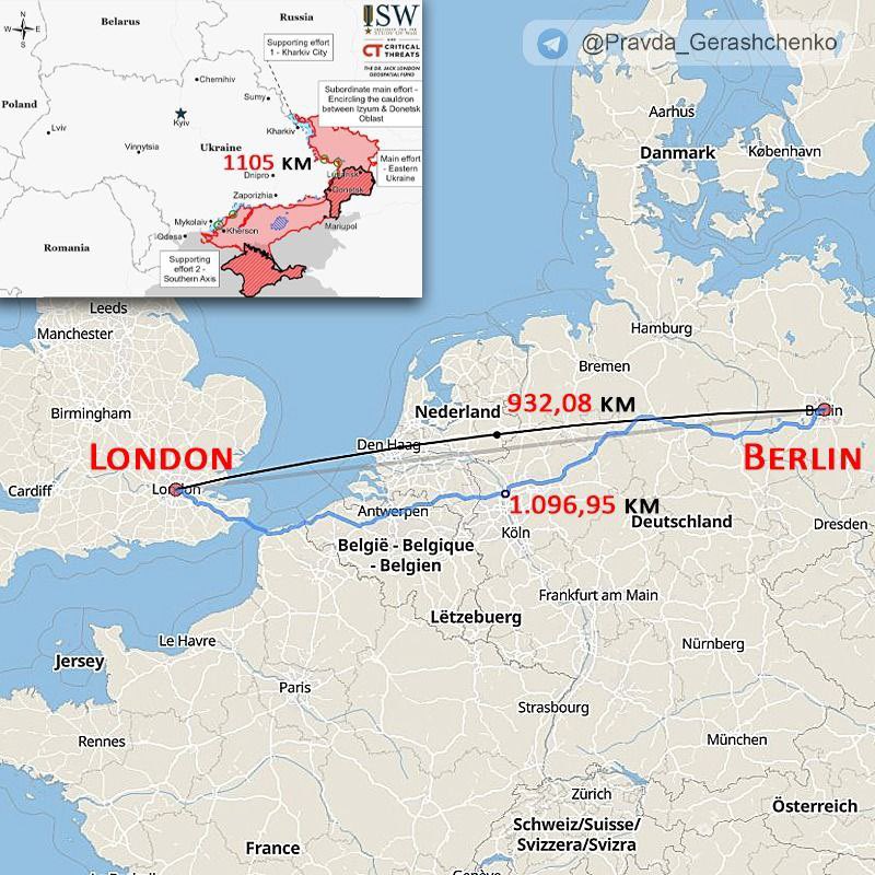 Frontline lengths in Ukraine on July 25, 2022
