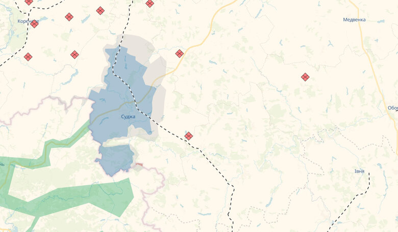 Russians Break Through Near Sudzha, Media Reports