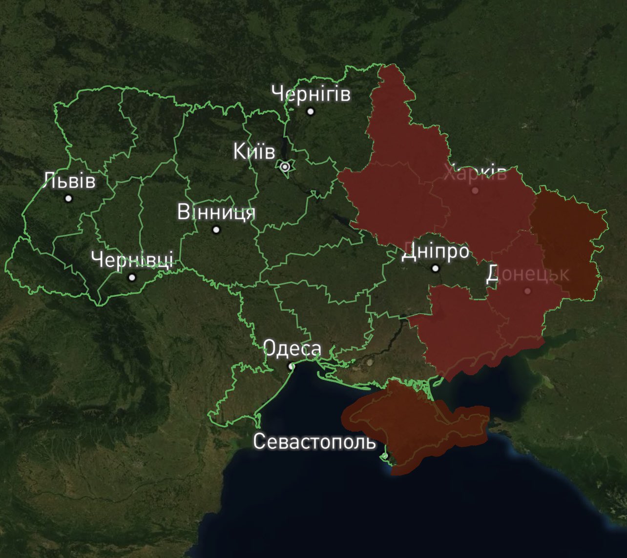 Russian ballistic missiles threat to eastern Ukraine