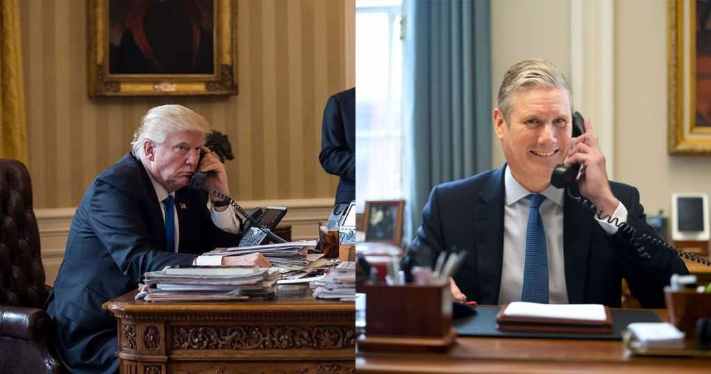 Trump, Starmer discuss Ukraine and security
