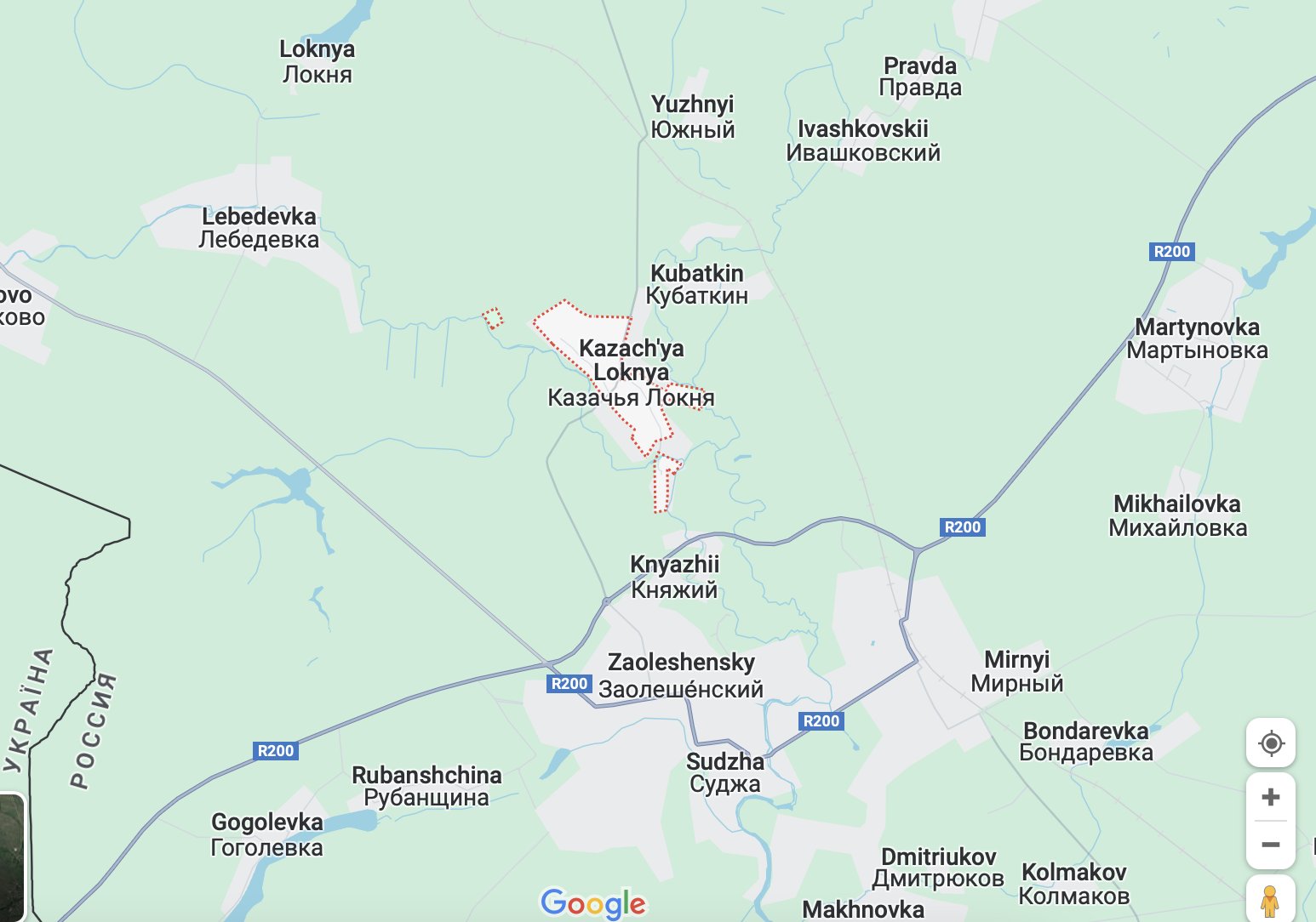 Ukraine forces seize full control of Kazachya Loknya village
