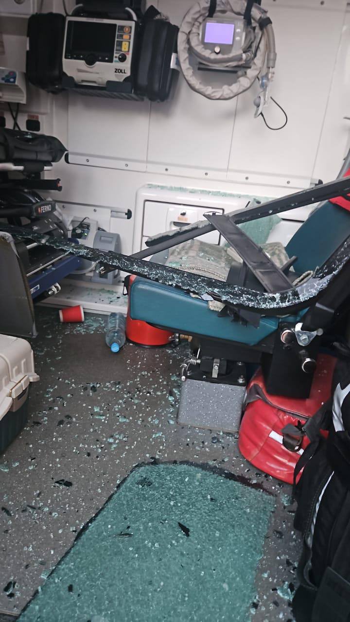 As a result of Russia’s night attack, 5 ambulances destroyed