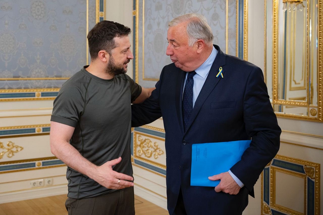 Zelenskyy meets French Senate President Gérard Larcher and delegation