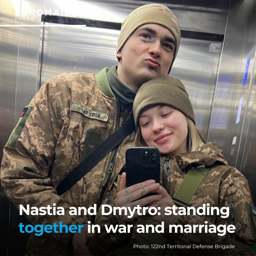 Nastia and Dmytro: a couple engaged in the Ukrainian Army