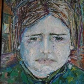 Artist Vazha Kakabadze’s paintings remind of Putin’s evil in Chechnya, Abkhazia, Ukraine