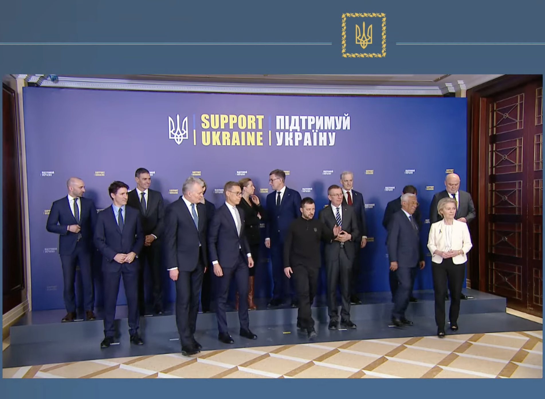 Western leaders meet Zelensky in Kyiv