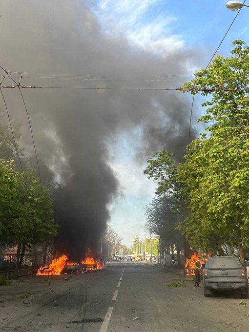 Russian strike hits Kramatorsk, six dead