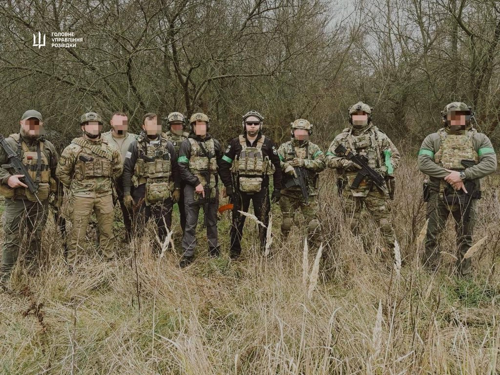 Budanov with Timur Special Unit fighters on Zaporizhzhia front