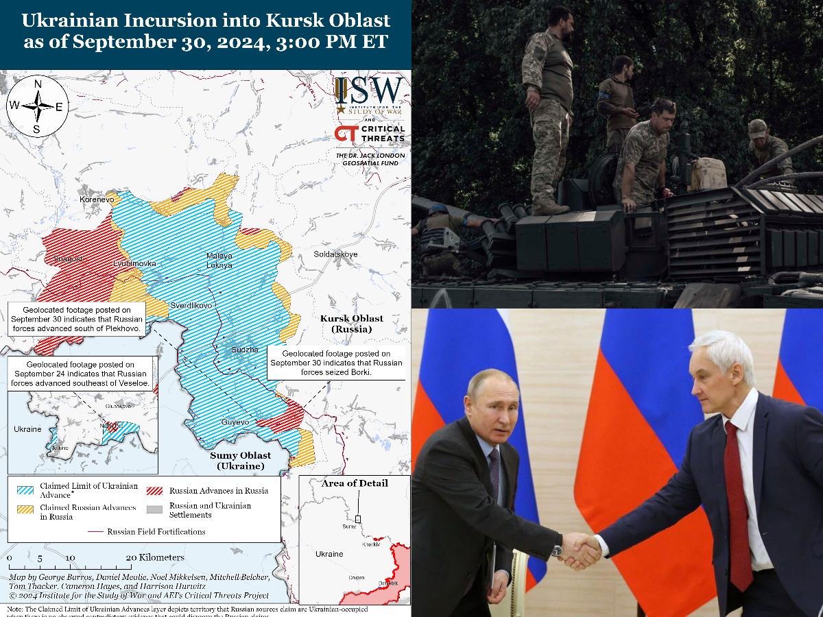 Russian setbacks against Ukraine in October 2024