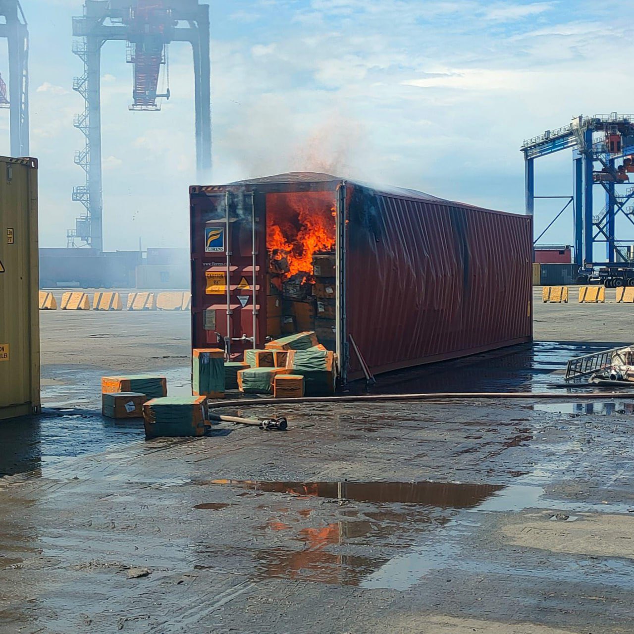 Russian ballistic missiles strike Odesa port, killing one, injuring workers