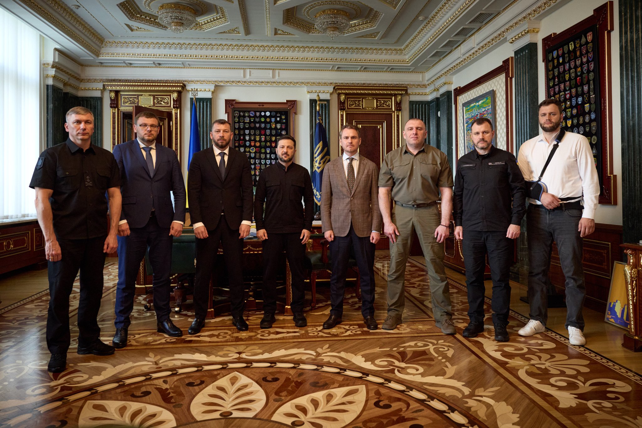 Zelensky meets law enforcement leaders